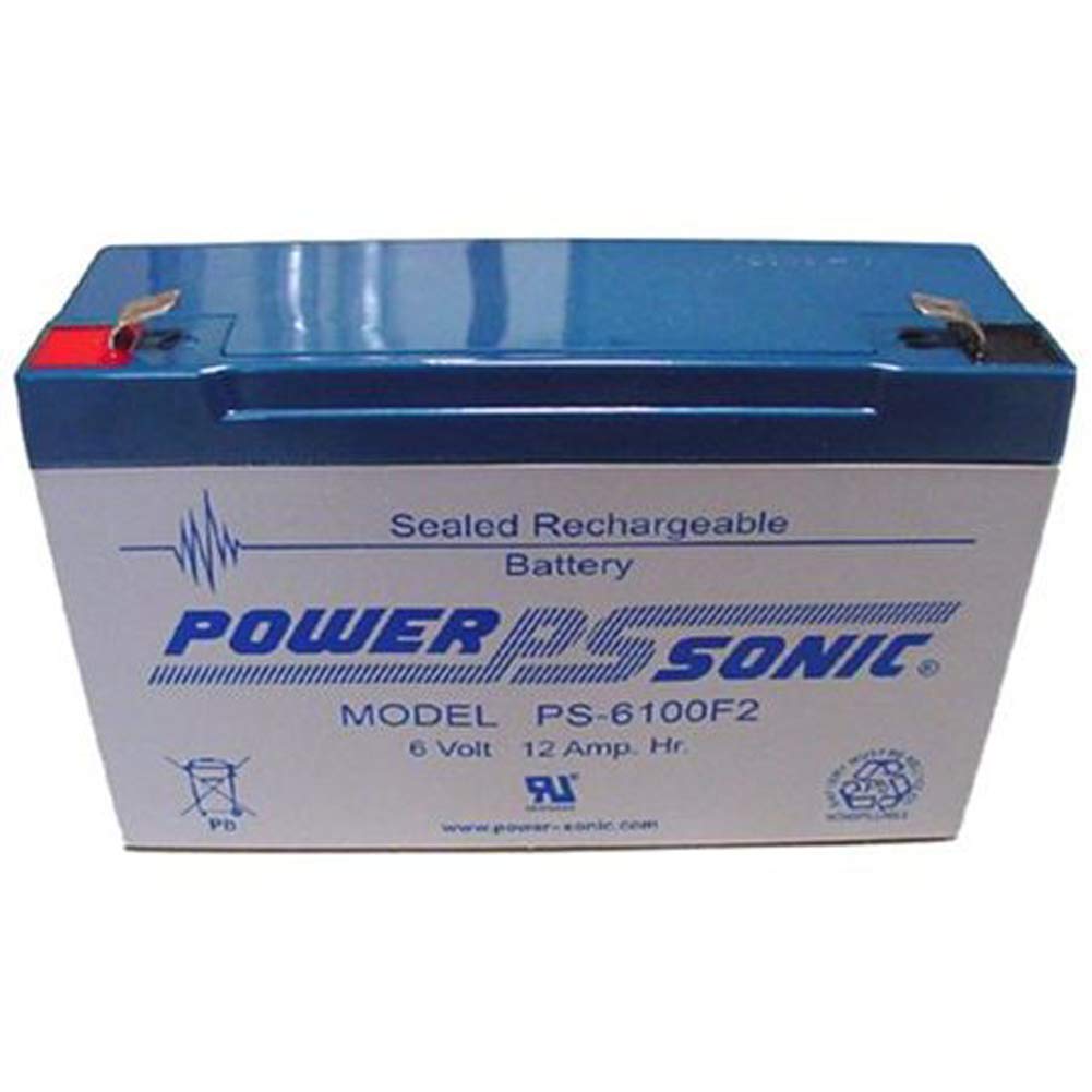 Power-Sonic 12V 7Ah Rechargeable Battery - 0601003402 - Perfect for UPS, Solar Systems, and Emergency Backup Power