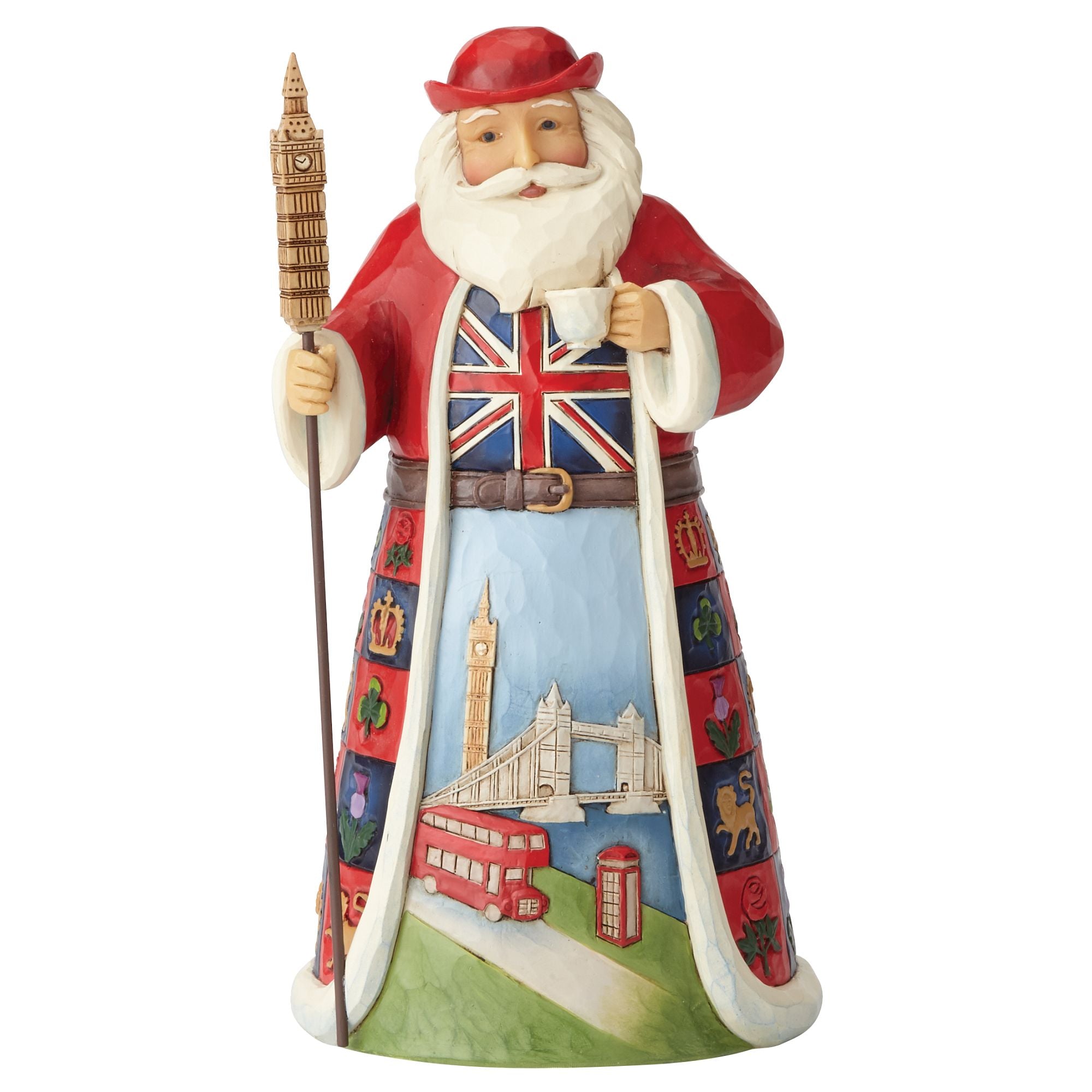 British Santa Around The World - Festive Christmas Decor for Home, Office & Holiday Parties | Perfect for Indoor & Outdoor Holiday Decorations
