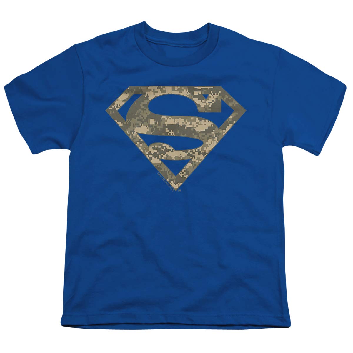 Superman Army Camo Shield Graphic T-Shirt for Men & Women - Youth Sizes - Casual Wear & Cosplay Costume