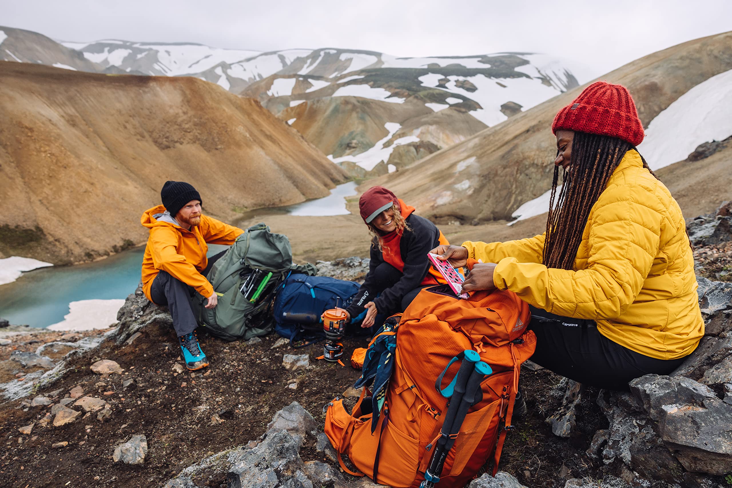 Gregory Jade 63 Women's Hiking Backpack - Lightweight & Durable Extra Small/Small Backpacking Pack in Moab Orange - Perfect for Day Hikes, Camping & Outdoor Adventures