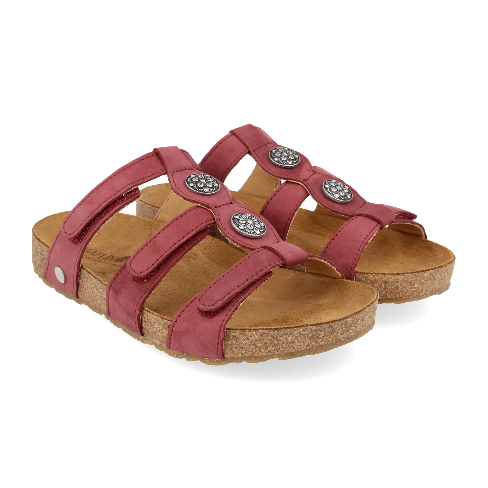 Haflinger Alice Slide Sandal for Women - Comfortable Wool Felt Slippers with Arch Support | Perfect for Indoor, Outdoor & Spa Use | Rose Color