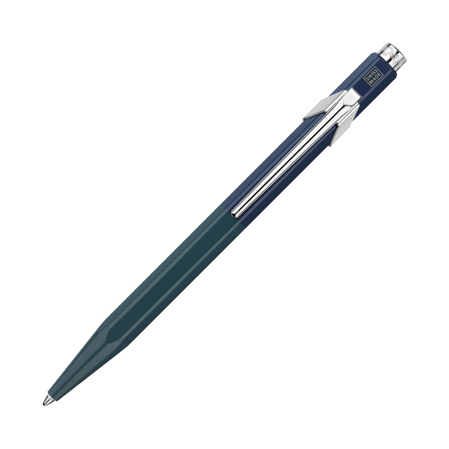 Caran d'Ache 849 Paul Smith Limited Edition Ballpoint Pen - Racing Green & Navy Blue - Premium Swiss Writing Instrument for Office, Gifts & Collectors