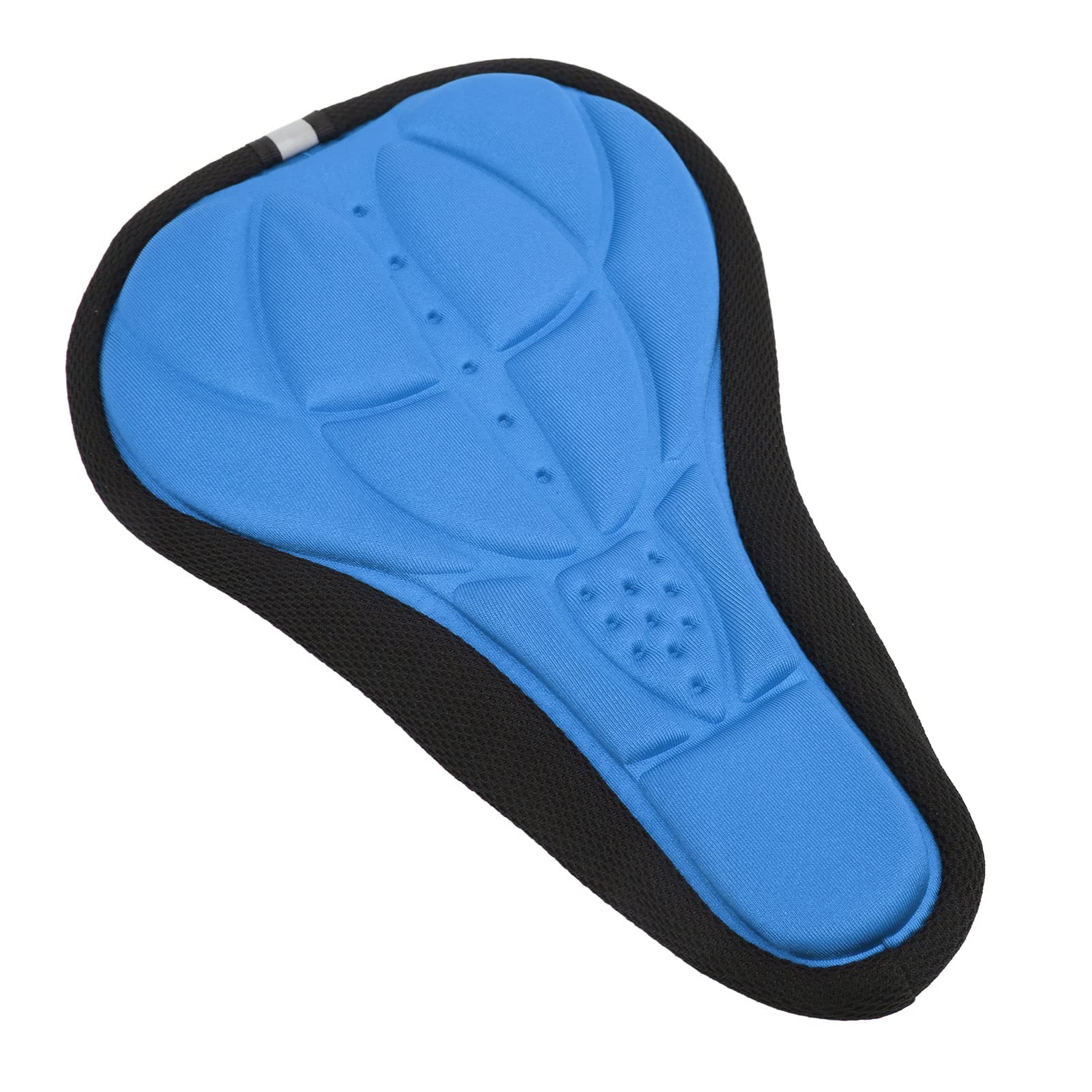 DOINGKING Padded Bike Seat Cover - Comfortable & Durable Cycling Seat Cushion with Bright Colors, Concave Convex Design for DIY Bike Upgrades - Perfect for Commuting, Road Bikes & Long Distance Cycling