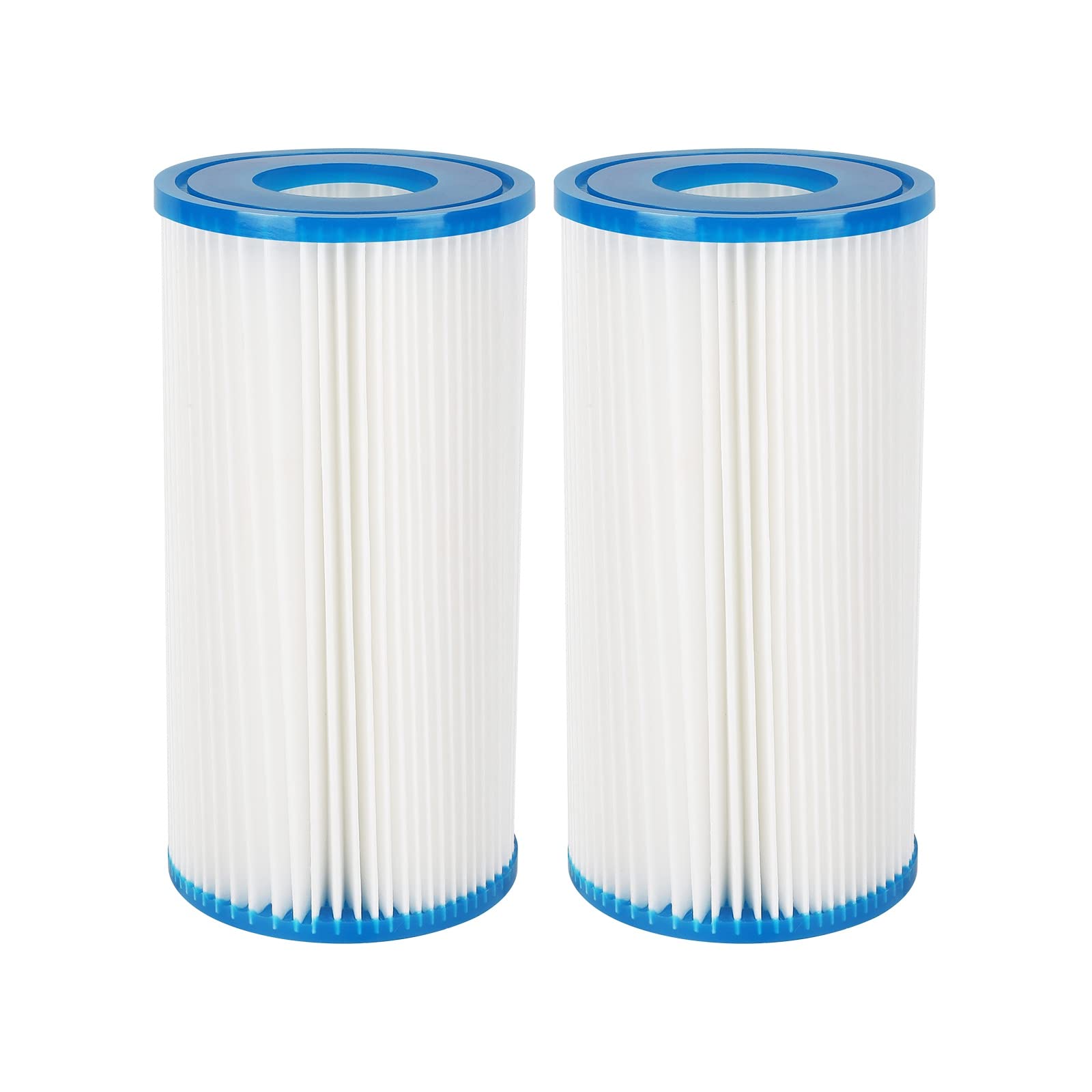 Type A or C Pool Filter Cartridge for Summer Waves Above Ground Pools - Reusable & Washable Replacement Pool Filters - Perfect for Backyard Swimming Pool Maintenance and Water Filtration