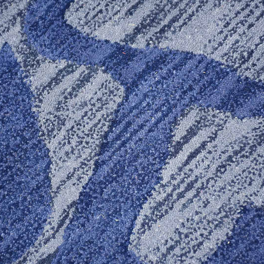 Hand Tufted Wool Area Rug - Soft & Durable Non-Slip Living Room Carpet - Perfect for Bedroom, Nursery, or Office Decor