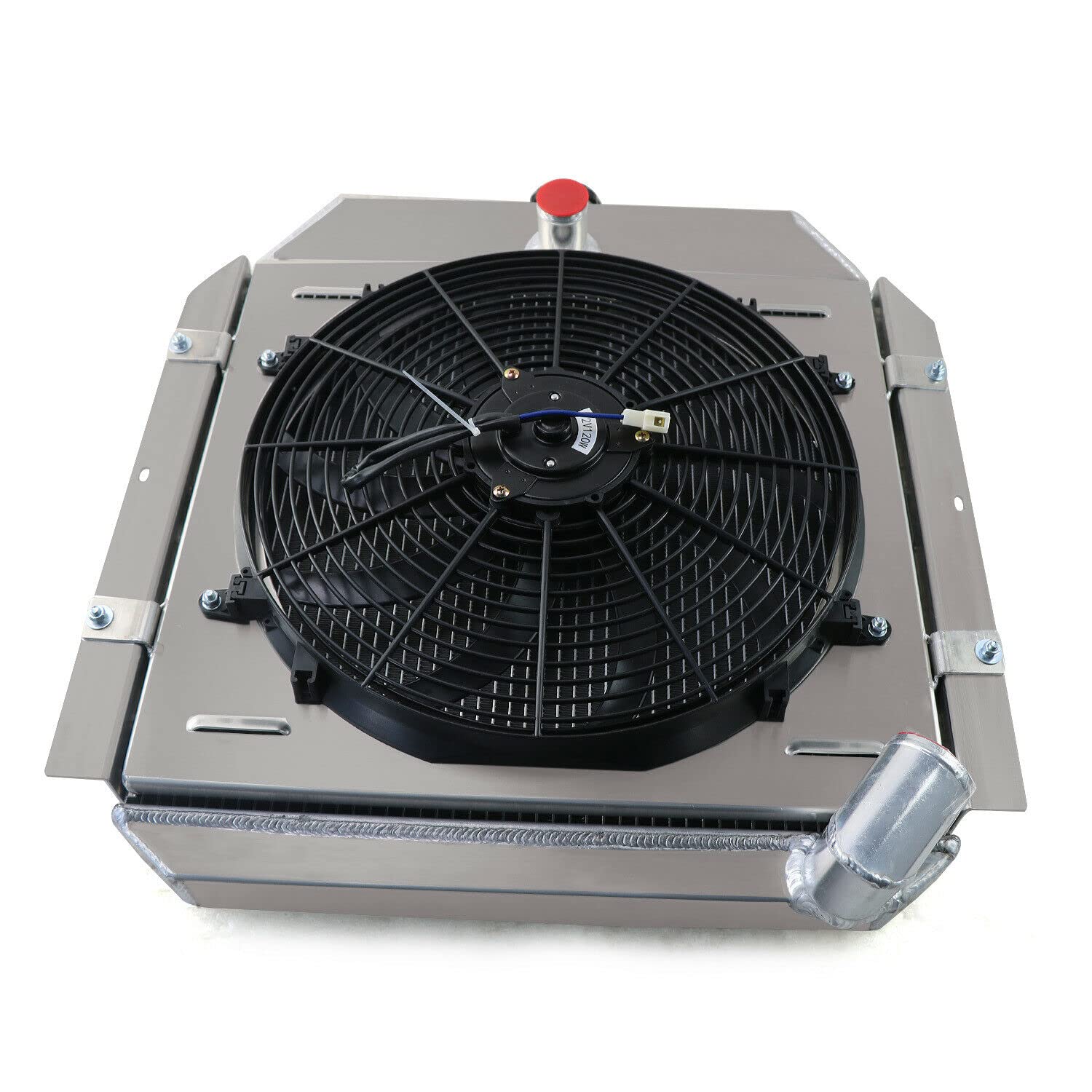 3 Row Radiator Shroud Fan for 1941-1949 International Harvester KB1 KB2 KB3 K1 K2 K3 Truck L6 - Heavy Duty Cooling Solution for Classic Truck Restoration & Off-Road Performance