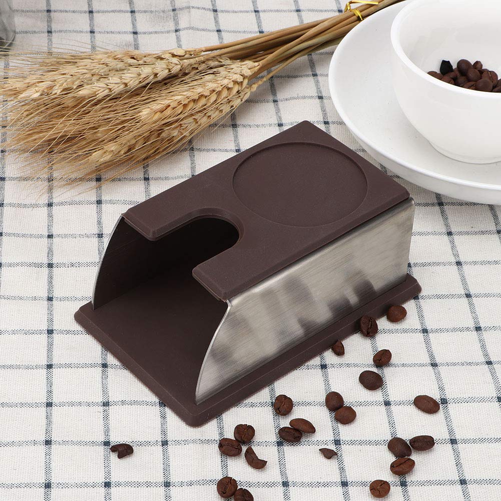 Premium Silicone Coffee Tamper Mat - Non-Slip Espresso Tamping Pad with Corner Design for Baristas & Home Brewing | Perfect for Coffee Shops, Kitchen Countertops & Barista Stations