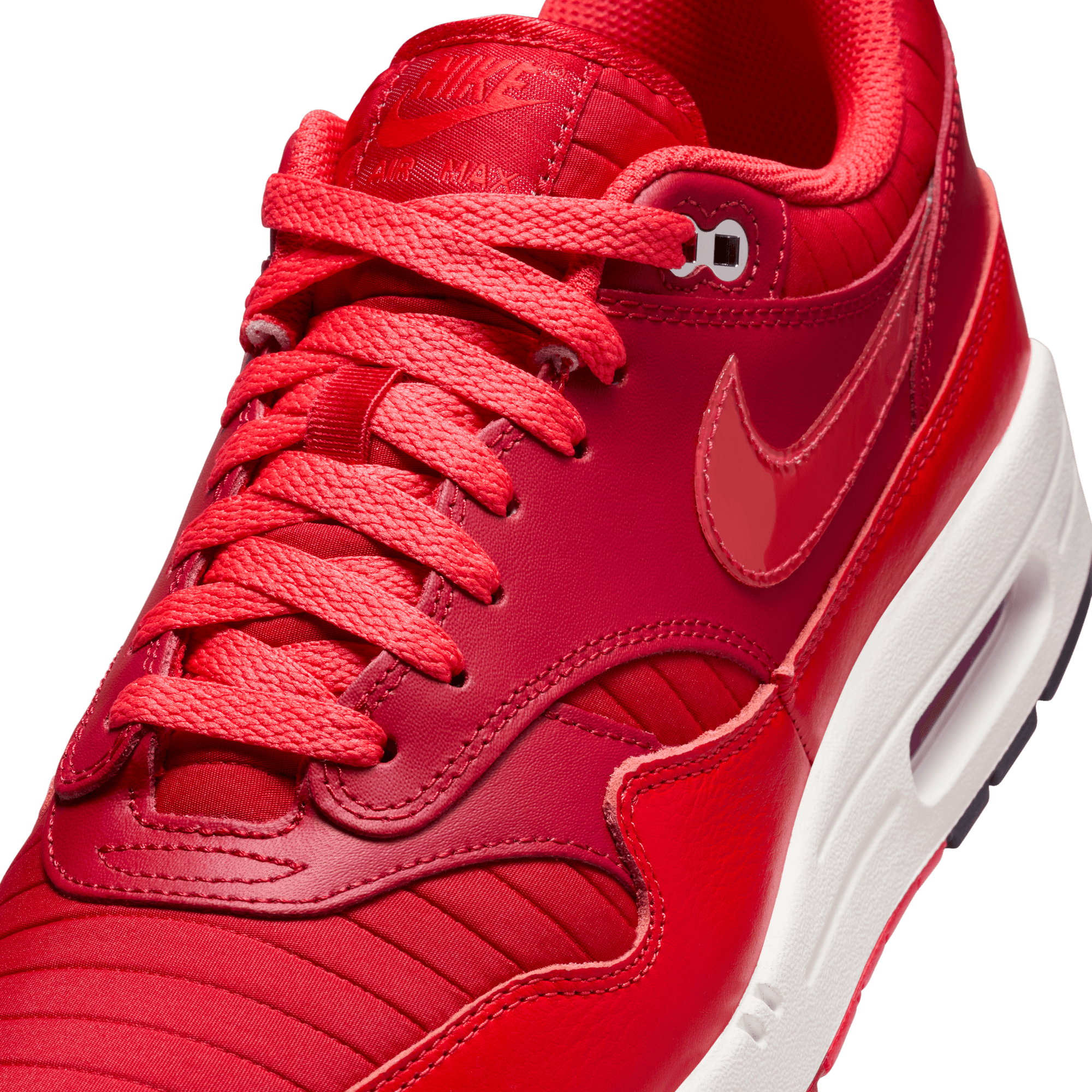 Nike Air Max 1 Running Shoes - Gym Red/Sail Colorway - Men's Athletic Sneakers for Gym, Running & Casual Wear