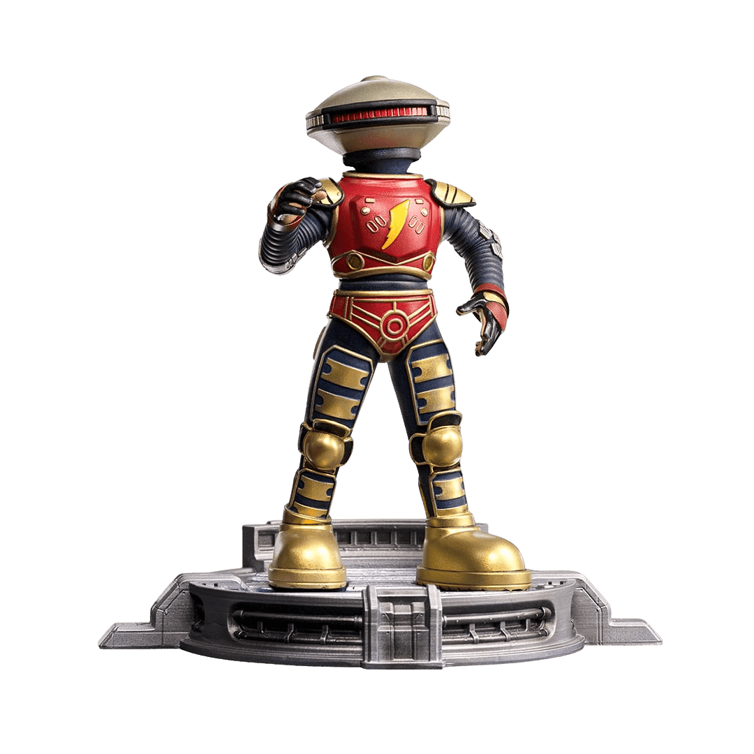 Iron Studios Mighty Morphin Power Rangers Alpha 5 BDS Art Scale 1/10 Statue - Collectible Action Figure for Display & Home Decor