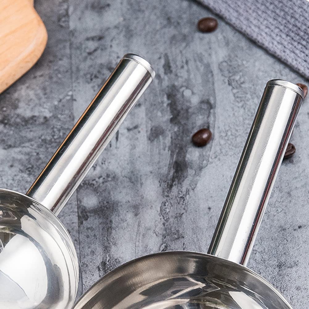 Stainless Steel Ice Scoop - 9 Inch Metal Ice Scooper for Ice Maker, Candy, Popcorn, Pet Food - Perfect for Kitchen, Bar, Party, Wedding & Beach Use