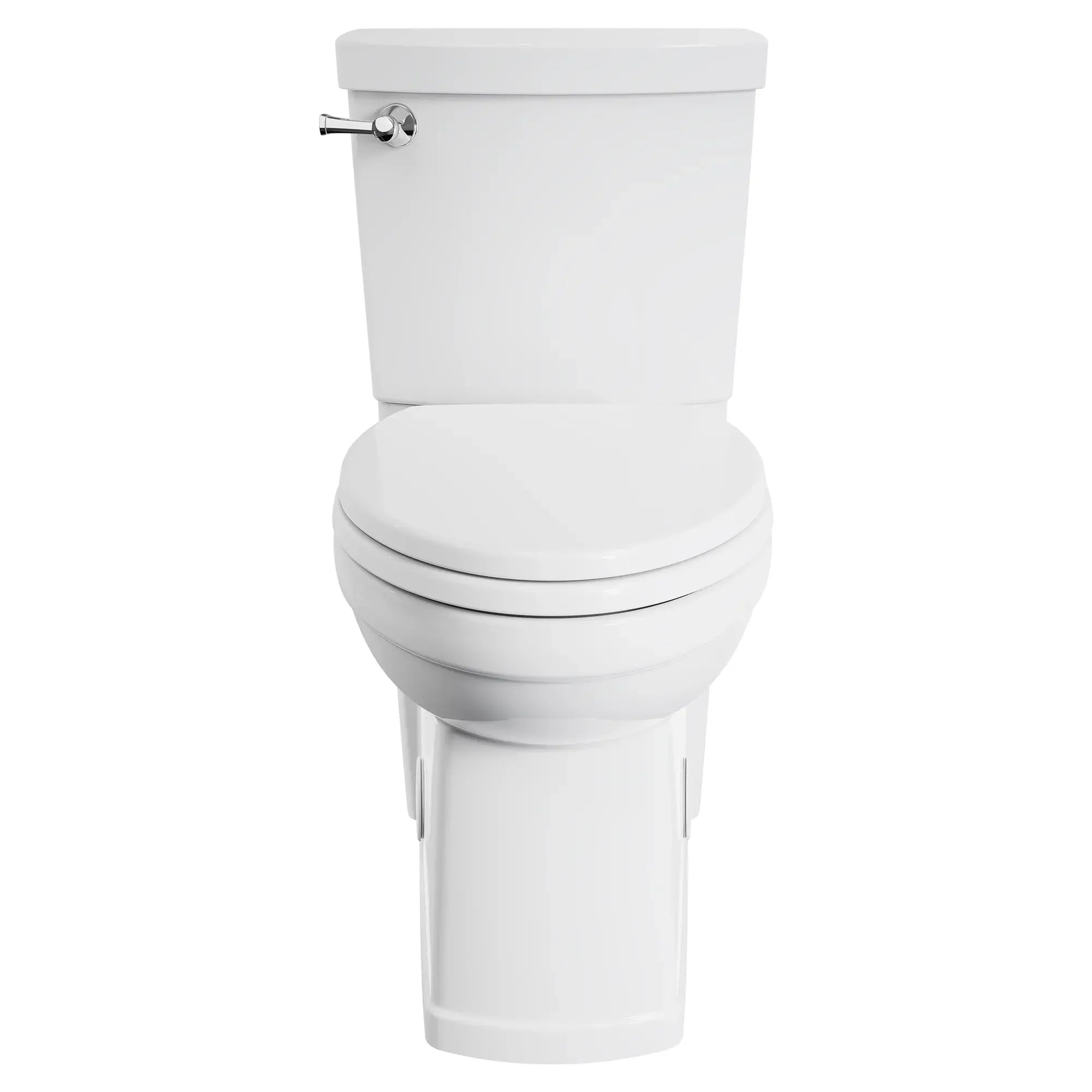 Estate® Skirted Two-Piece 1.28 GPF/4.8 LPF Elongated Toilet with Soft-Close Seat - Water Efficient Chair Height Bathroom Toilet for Modern Homes & Commercial Spaces