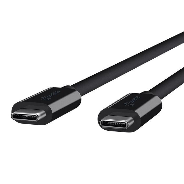 Belkin USB C to USB C Cable 1M (3.3ft) SuperSpeed 3.1 Gen 2 - 10Gbps Data Transfer & Fast Charging - Black - Perfect for MacBook, iPad Pro, Galaxy S23 & More