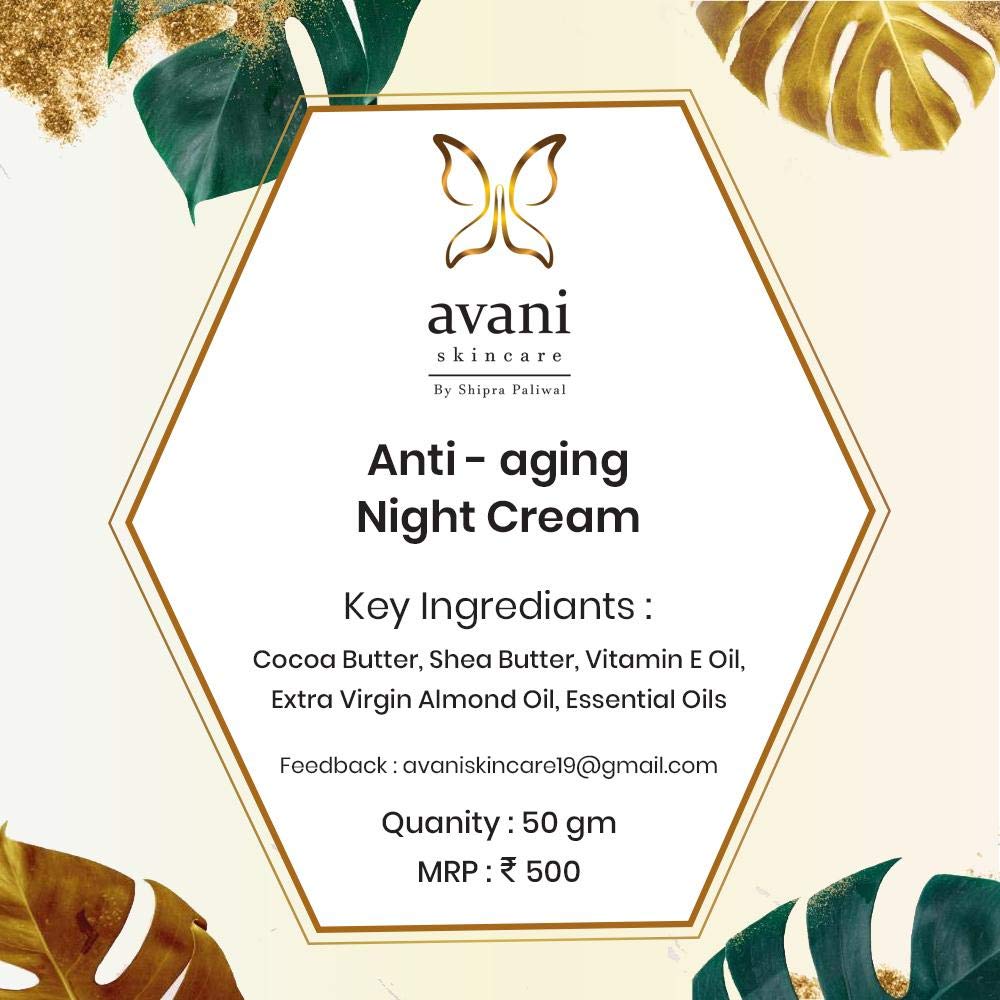 Avani Skincare Winter Care Combo Set - Anti-Aging Night Cream, Hydrating Body Butter & Golden Glow Cream for Dry Skin | Intensive Moisturizing Treatment for Face & Body | Perfect for Cold Weather Skincare Routine & Holiday Gift