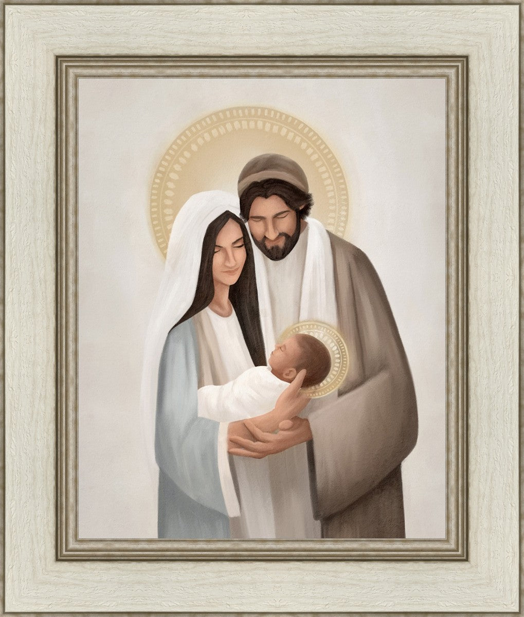 Holy Family Religious Art Print by Devyni Jensen - Perfect for Home Decor, Church Gifts & Spiritual Inspiration