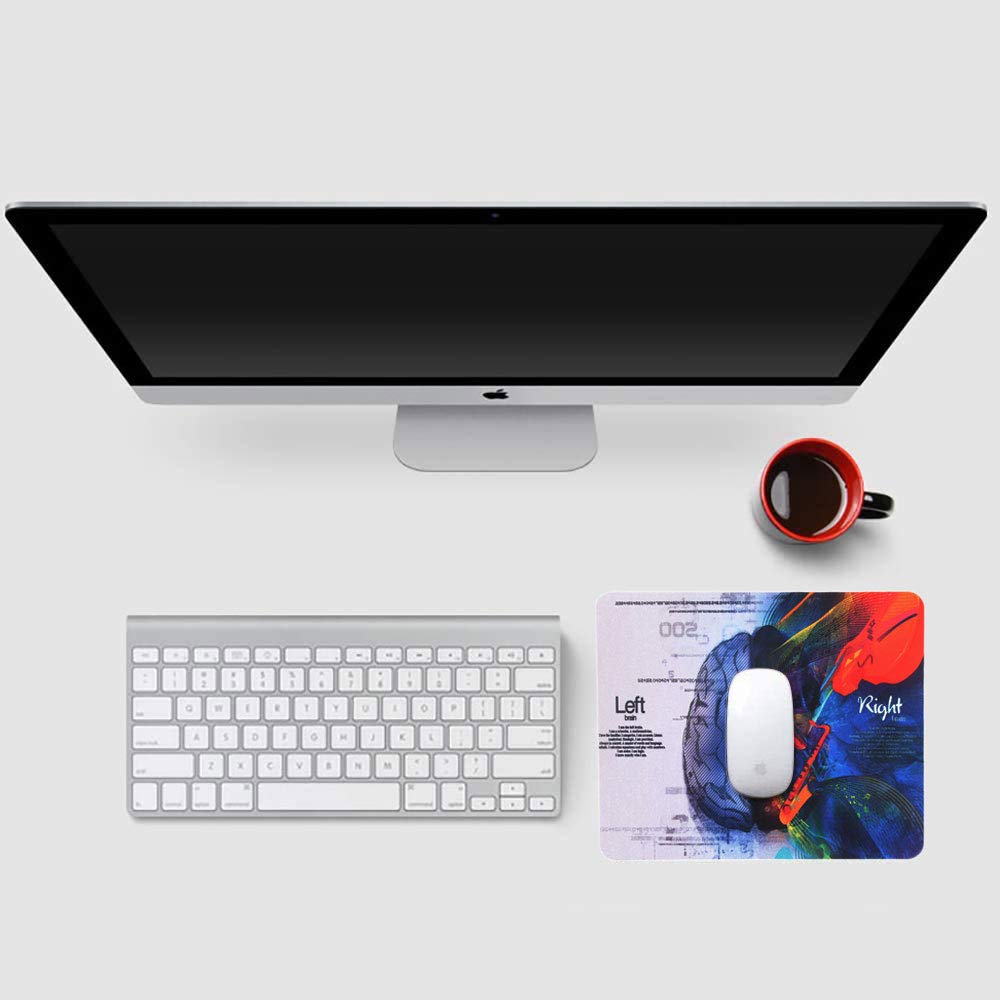 Non-Slip Rubber Base Mouse Pad for Laptop & PC - 9.45 x 7.87 Inch Gaming Mouse Mat with Personality Designs - Perfect for Office, Home & Gaming Setup