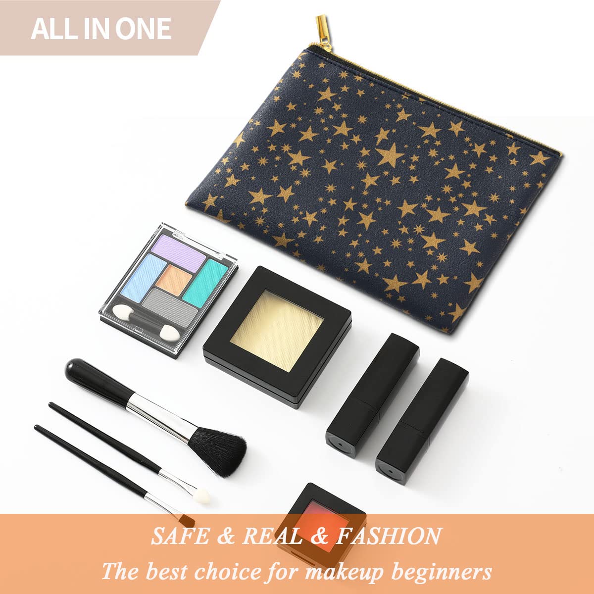 TOKIA Premium Kids Makeup Kit for Girls Ages 3-14 | Non-Toxic, Washable & Safe | Large Size Cosmetic Set with Fashionable Bag | Perfect for Birthday Gifts, Dress-Up Play & Pretend Makeup Games
