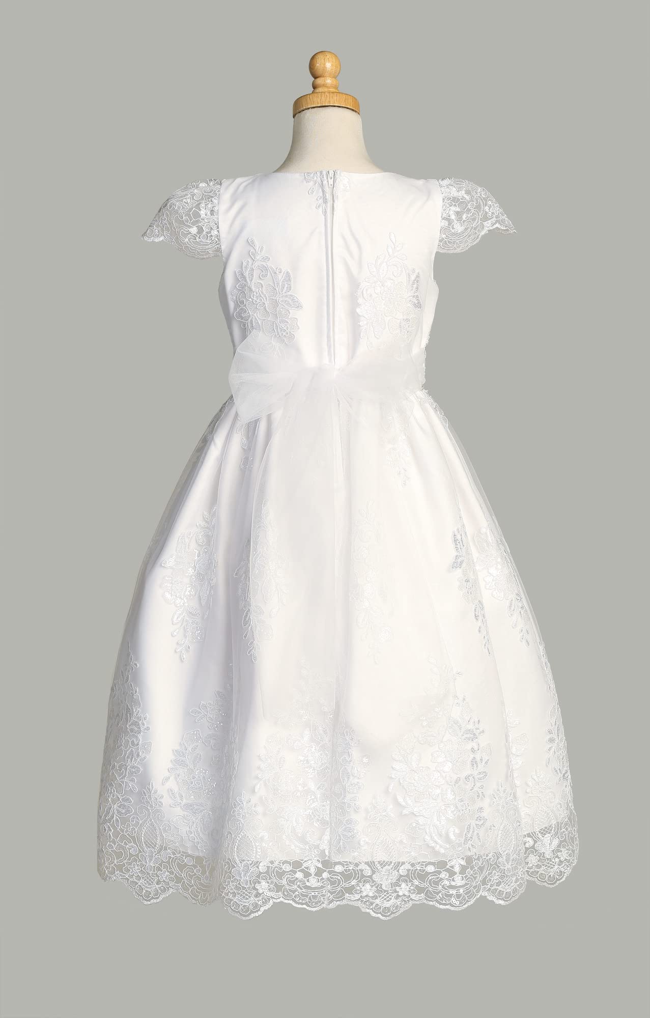 USA Made Plus Size First Communion Dress for Girls - Elegant 1st Holy Communion Gown - Vestido de Primera Comunión para Niñas - Perfect for Church Ceremonies & Special Occasions
