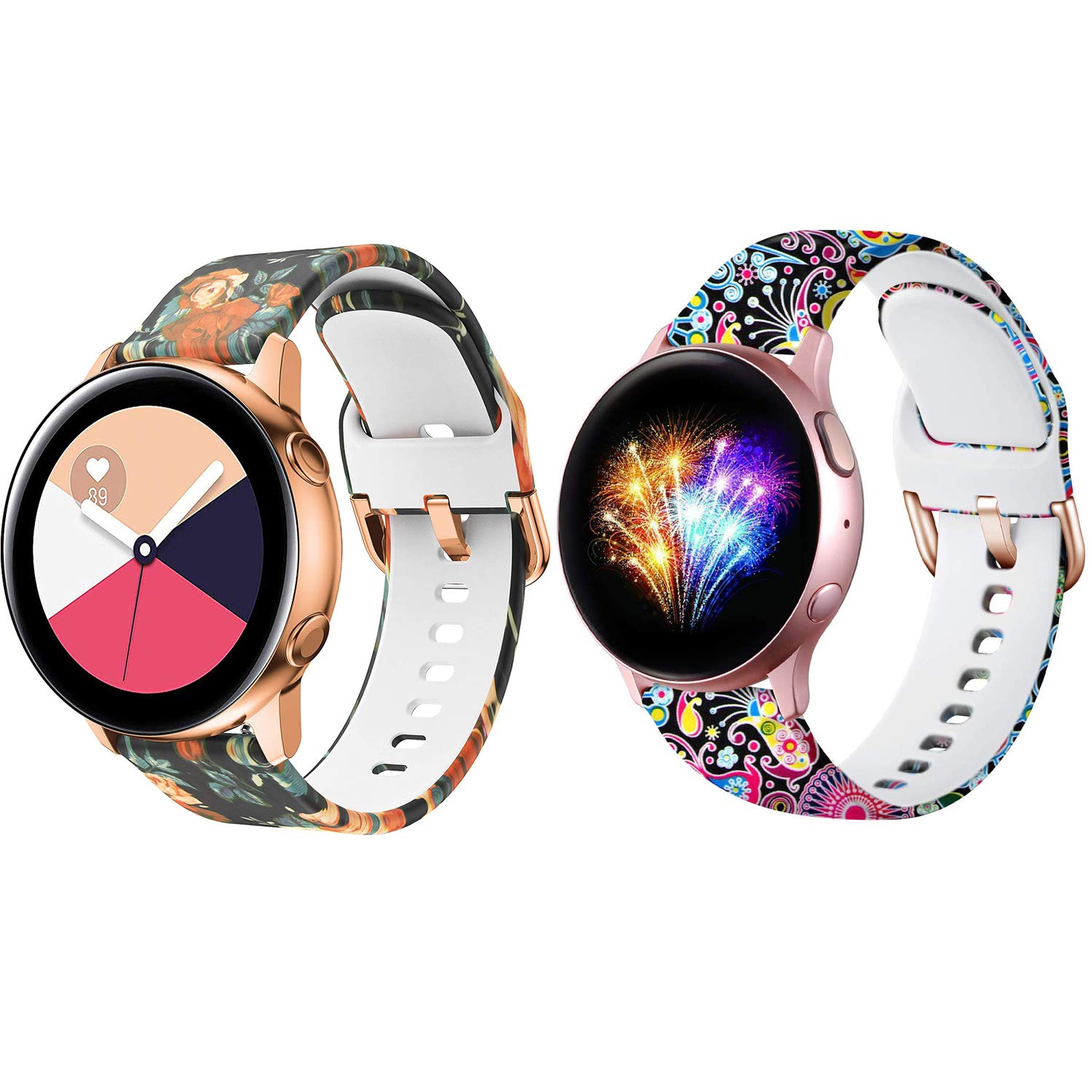 SHANGPULE Replacement Bands for Samsung Galaxy Watch 3 - Durable Silicone Watch Straps for Men & Women - Perfect for Workouts, Running & Everyday Wear