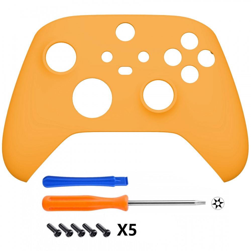eXtremeRate Replacement Front Housing Shell for Xbox Series X & S Controller - Yellow | Custom Gaming Controller Cover | Perfect for Gaming, Streaming & Esports