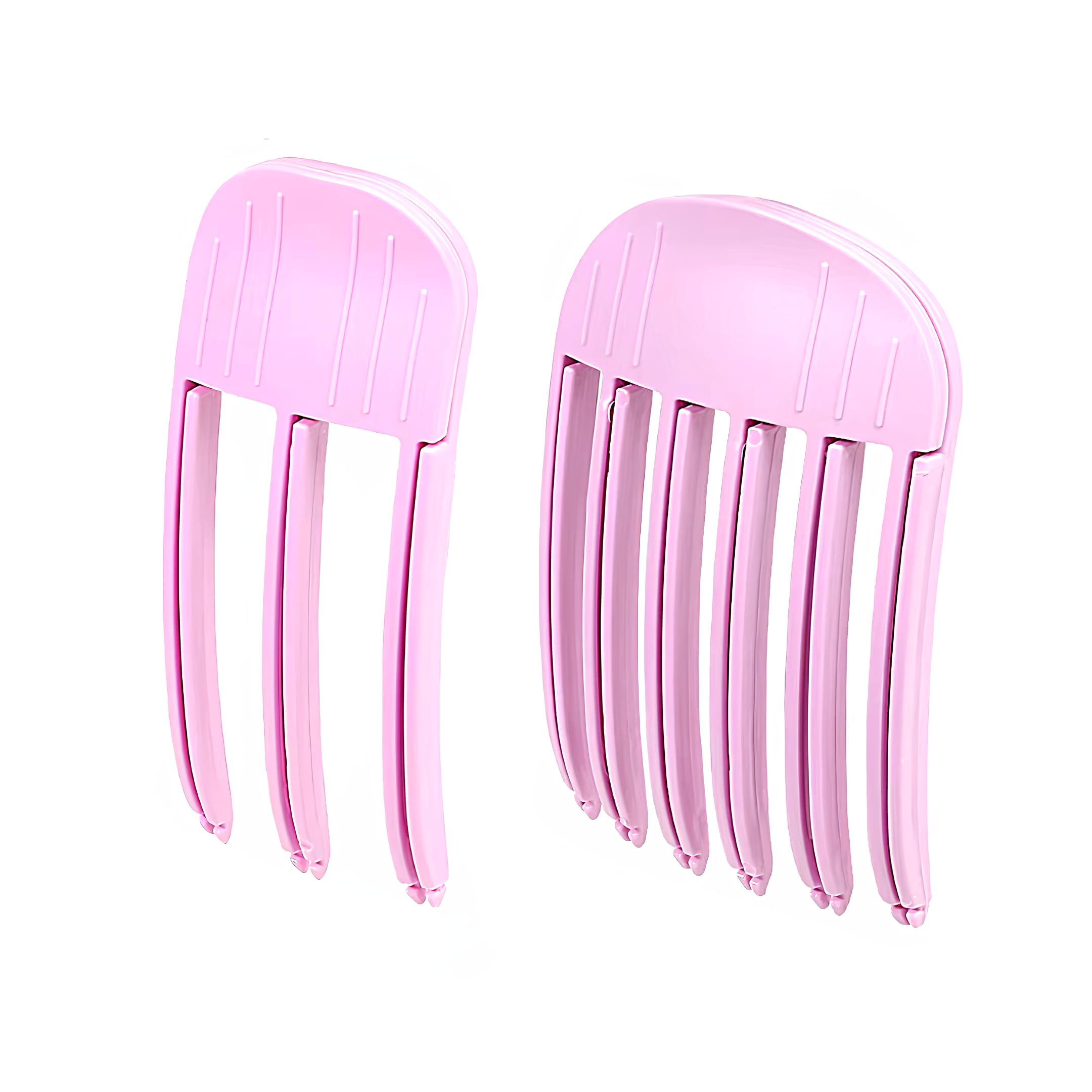 Voluminous Hair Root Booster Clips - Lift & Add Volume to Thin Flat Hair, Easy Use for Fluffy Bangs & Styling (Light Pink, 2-Pack) - Perfect for Home Salon Styling & Everyday Hair Care