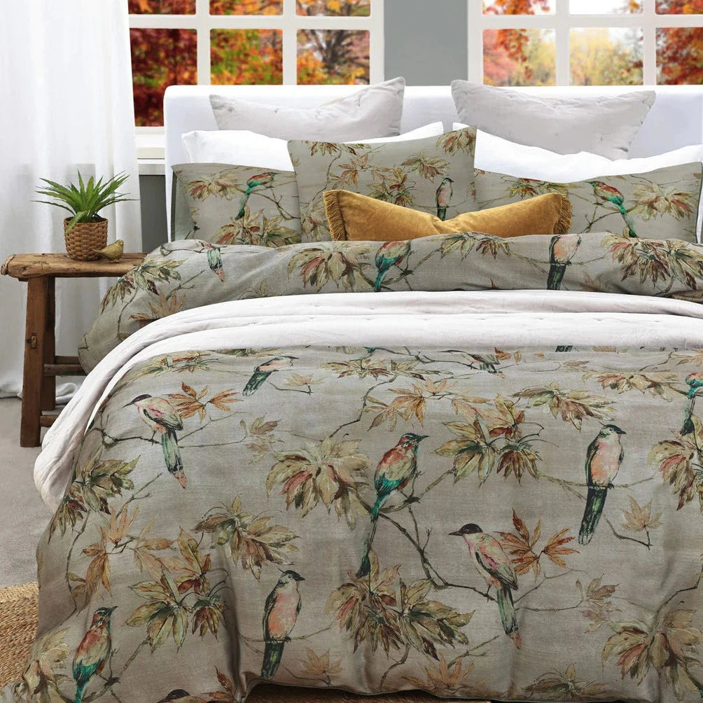 Premium Izumi Quilt Cover Set - Soft 100% Cotton Bedding Set with Japanese-Inspired Design by MM Linen - Perfect for Master Bedroom, Guest Room & Cozy Home Decor