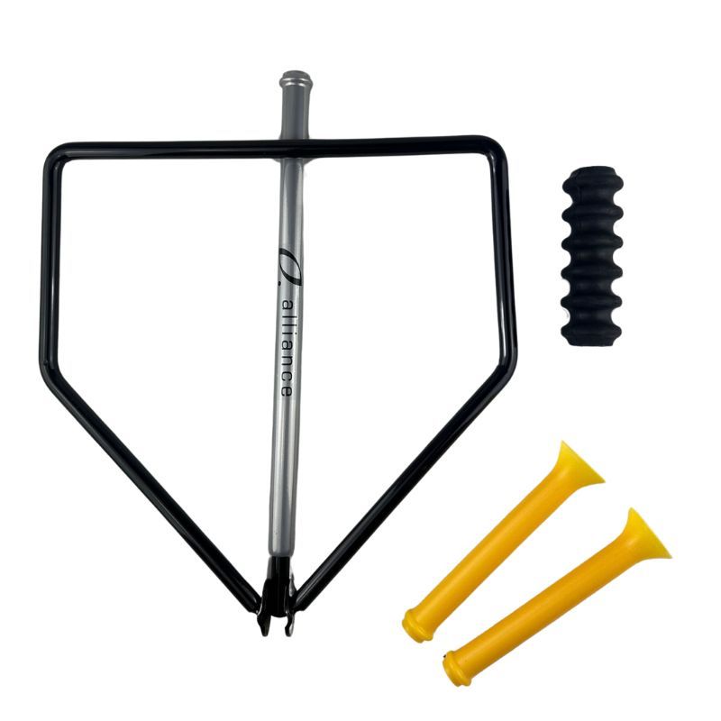 Foldable T-Ball Stand for Kids - Adjustable Baseball Training Equipment for Backyard & Outdoor Practice - Perfect for Youth Baseball & Softball Drills