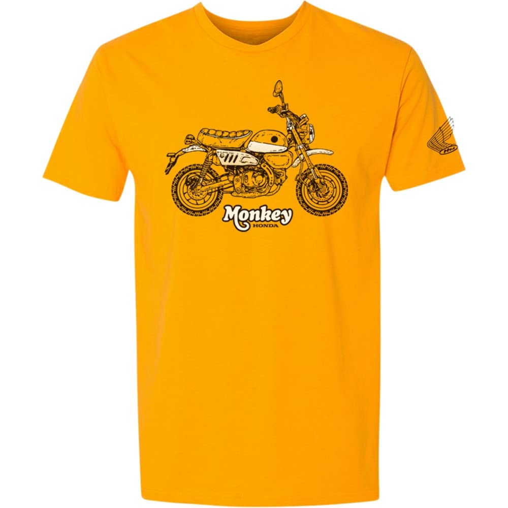 Honda Monkey Moto Graphic T-Shirt for Men & Women - Vintage Motorcycle Tee - Casual Streetwear for Bikers & Enthusiasts - Perfect for Riding, Events & Everyday Wear