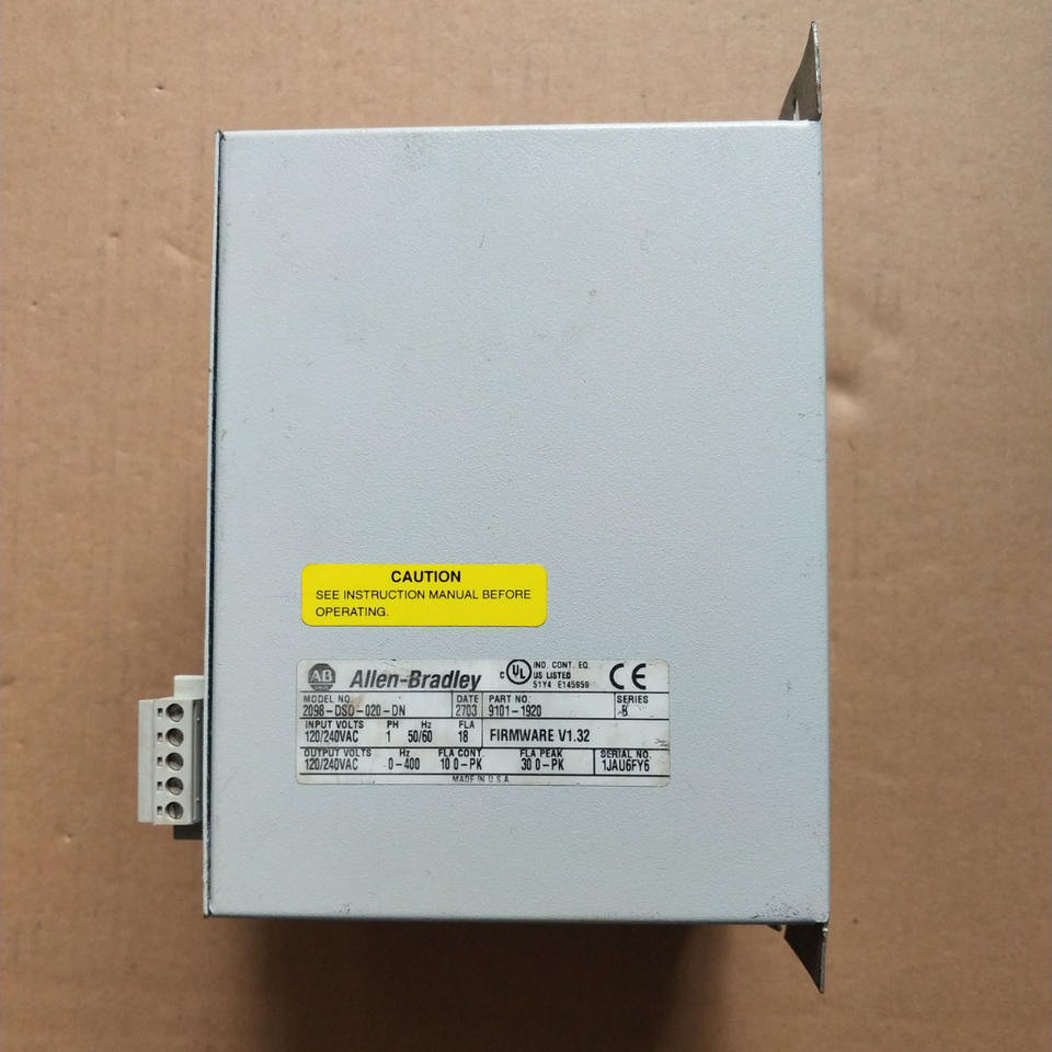 Used Allen-Bradley 2098-DSD-020-DN Servo Drive Amplifier - Industrial Automation & Motion Control Replacement Part