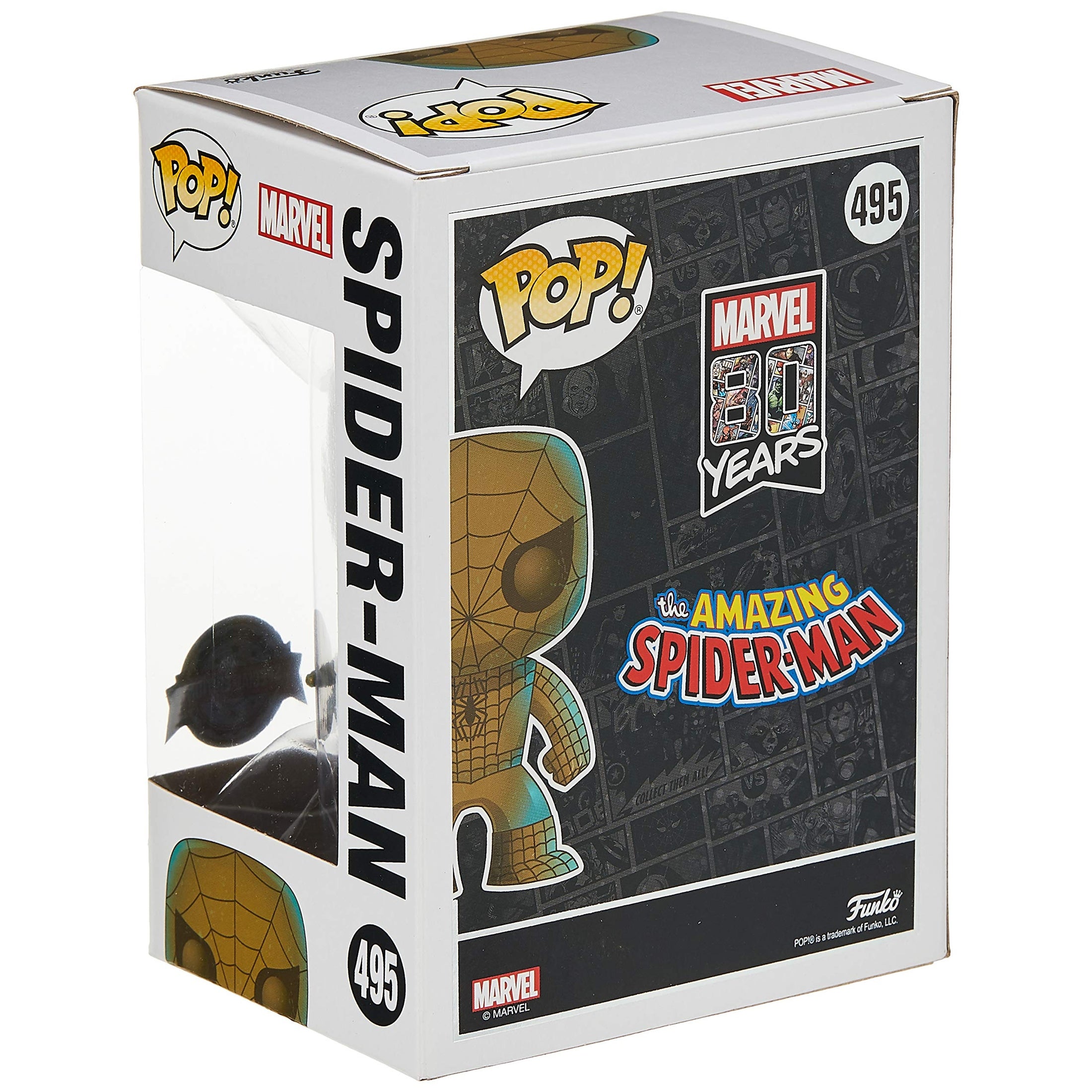 Marvel 80th Anniversary Spider-Man Patina Exclusive Collectible Figure - Perfect for Marvel Fans, Comic Book Collectors & Superhero Decor