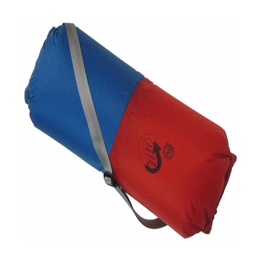 KIVA Waterproof Dry Bags 2-Pack (5L Blue + 5L Red) - Lightweight & Durable for Kayaking, Camping, Hiking, Beach & Outdoor Adventures