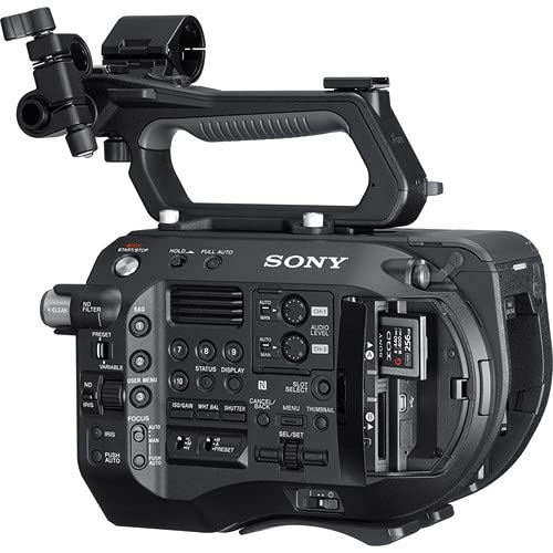 Sony PXW-FS7M2 XDCAM Super 35mm Professional 4K Camcorder with 120GB Memory Card, Carrying Bag, Tripod, LED Light & Microphone Kit (Renewed) - Perfect for Film Production, Documentary Shooting & Broadcast Journalism