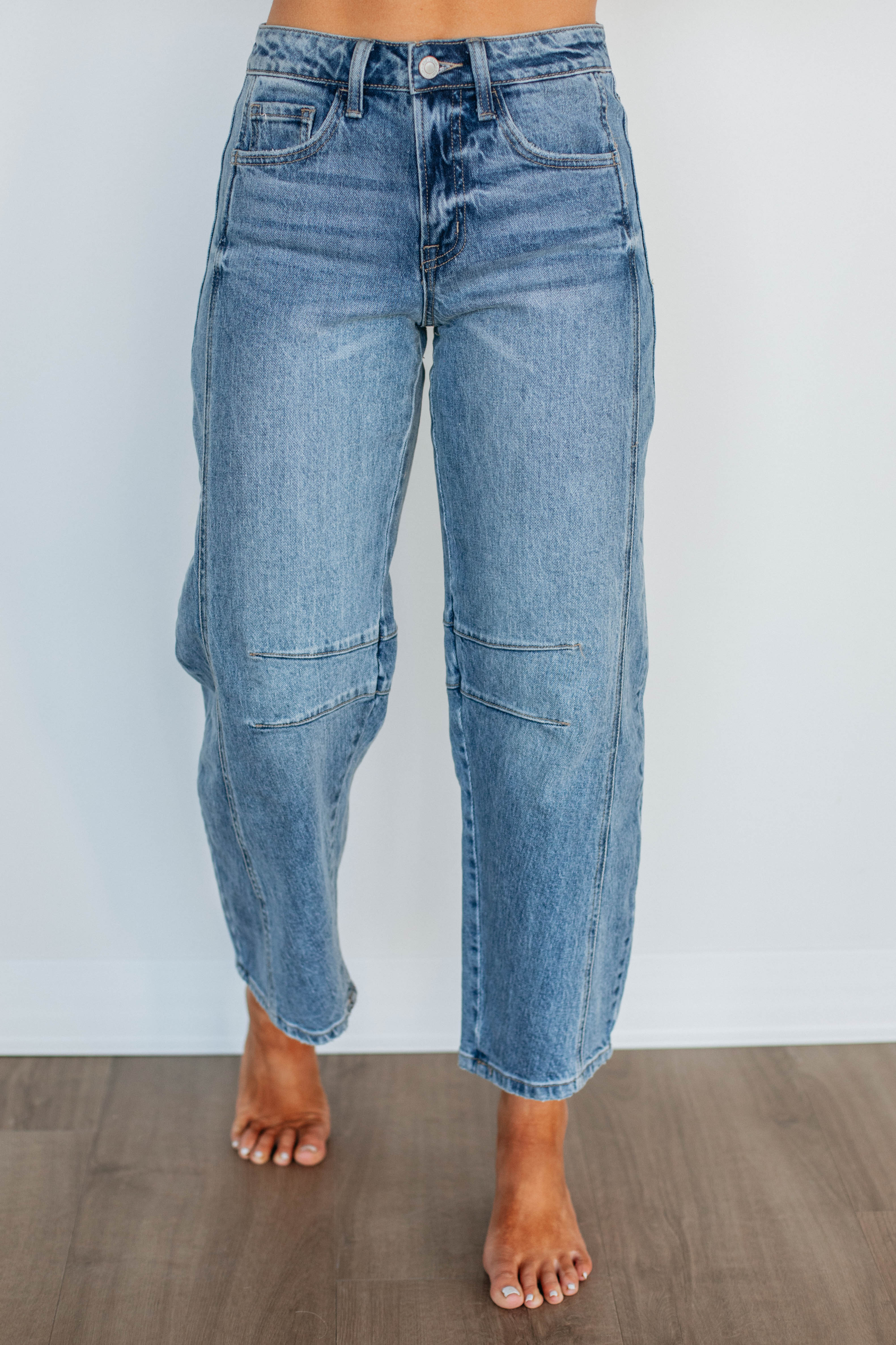 Kate Vervet Jeans - Medium Wash Women's Denim Pants | Comfortable & Stylish for Casual Wear, Office & Night Out