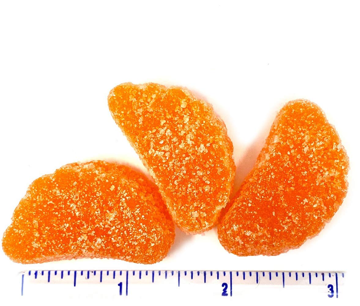 SweetGourmet Orange Fruit Slices - Bulk Jelly Candy 4lbs (64oz) | Natural Flavored Soft & Chewy Candy | Perfect for Parties, Baking & Snacking