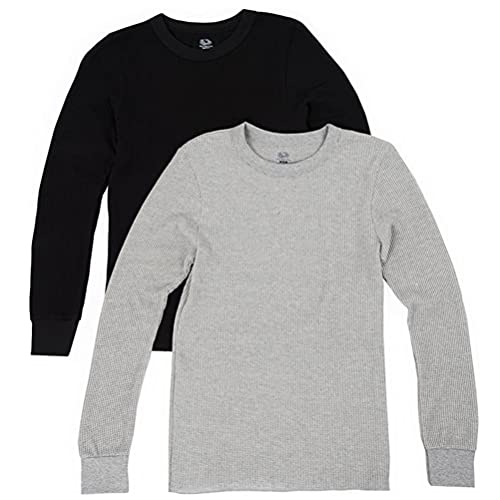 Light Grey Heather/Black Soot (2 Pack)