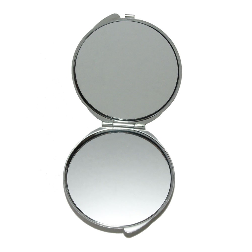 Japanese Cherry Blossom Tree Pink Compact Mirror - Portable Handbag Makeup Mirror for Women (Perfect for Travel, Bridal Makeup & Everyday Touch-ups)