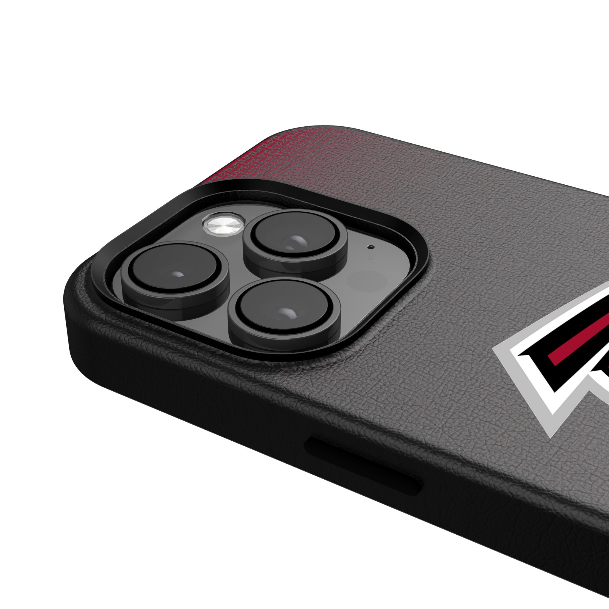 Atlanta Falcons MagSafe Compatible Phone Case for iPhone 15/14/13/12 Pro Max - Premium Linen Texture Protective Cover for Apple iPhone | Perfect for Game Day & Falcons Fans