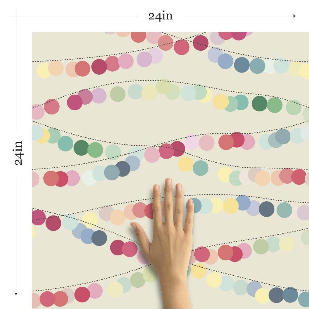 Tan Geometric Peel and Stick Removable Wallpaper for Teens - Self-Adhesive Decorative Wall Covering - Perfect for Bedroom, Dorm Room & Home Office Decor