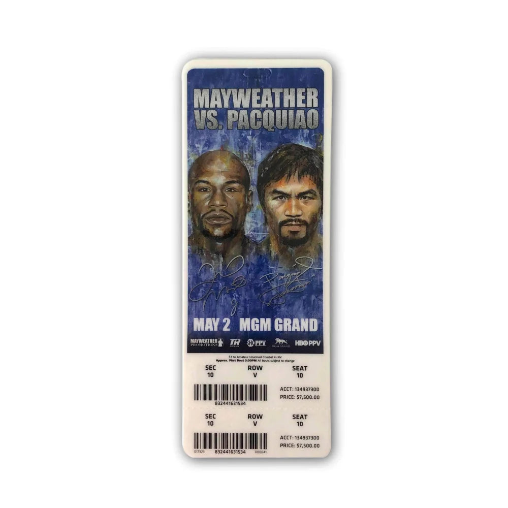 Floyd Mayweather vs. Manny Pacquiao May 2, 2015 Authentic Boxing Fight Ticket - Rare Collectible Memorabilia - Perfect for Sports Fans and Boxing Collectors - Great for Framing and Display in Man Cave or Sports Room
