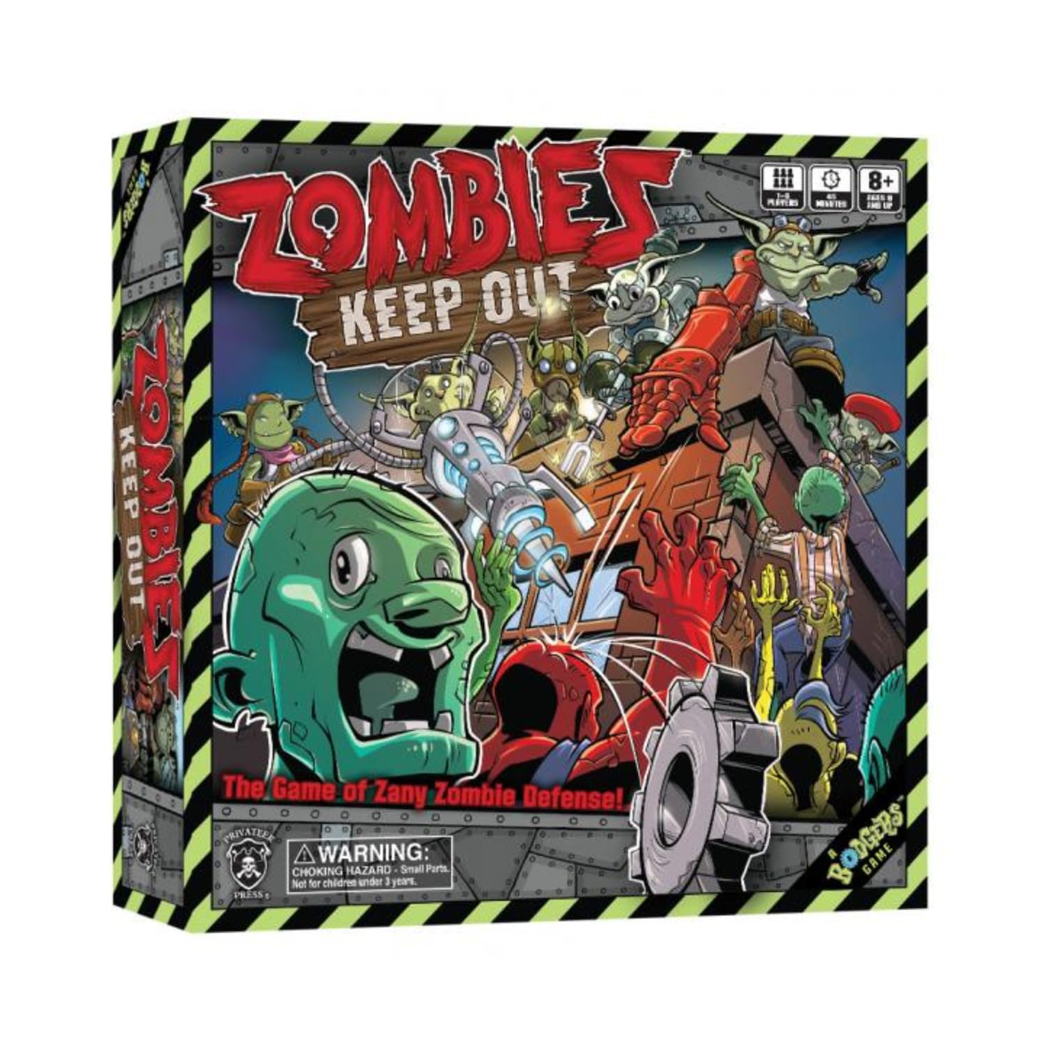 Privateer Press Zombies Keep Out Board Game - Strategic Horror Survival Game for Family & Friends - Perfect for Game Nights & Halloween Parties
