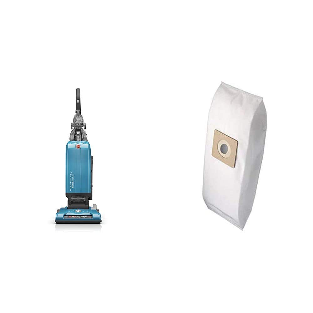 Hoover WindTunnel T-Series Tempo Bagged Upright Vacuum Cleaner with HEPA Filter | UH30301 Blue | Includes 2-Pack Type Y HEPA Bags | Powerful Suction for Pet Hair, Carpets & Hard Floors | Ideal for Home Cleaning & Allergen Removal