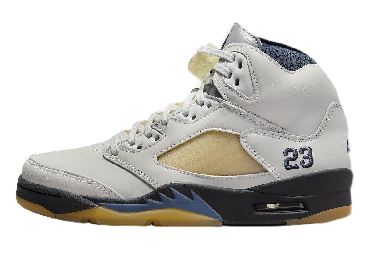 Nike Air Jordan 5 Retro SP A Ma Maniere - Photon Dust/Black - Women's Size 12 (Men's 10.5) - FZ5758-004 | Retro Basketball Shoes for Women, Streetwear Fashion Sneakers, Casual Wear & Collectible Lifestyle Shoes