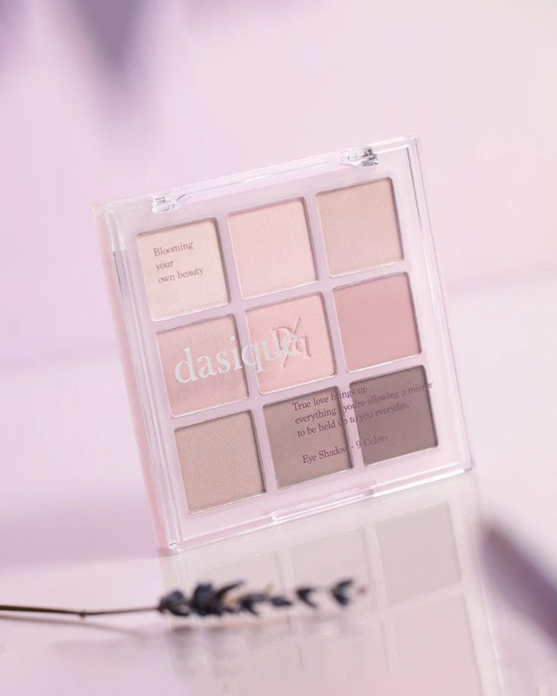 Dasique 9-Color Eyeshadow Palette - Soft Matte & Shimmer Shades for Everyday & Party Makeup | Vegan & Cruelty-Free | Perfect for Day to Night Looks