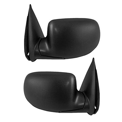 New Pair of Door Mirrors Compatible with GMC Sierra 1500 (1999-2007) - GM1321230, 25876714, GM1320230 Replacement Parts - Perfect for Truck Restoration & Auto Repair