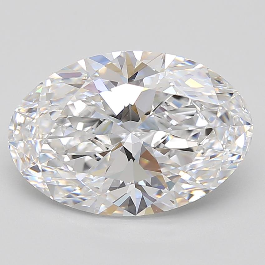 3.06 Carat Oval Lab Grown Diamond - VVS1 Clarity, D Color, GIA Certified - Perfect for Engagement Rings & Anniversary Gifts