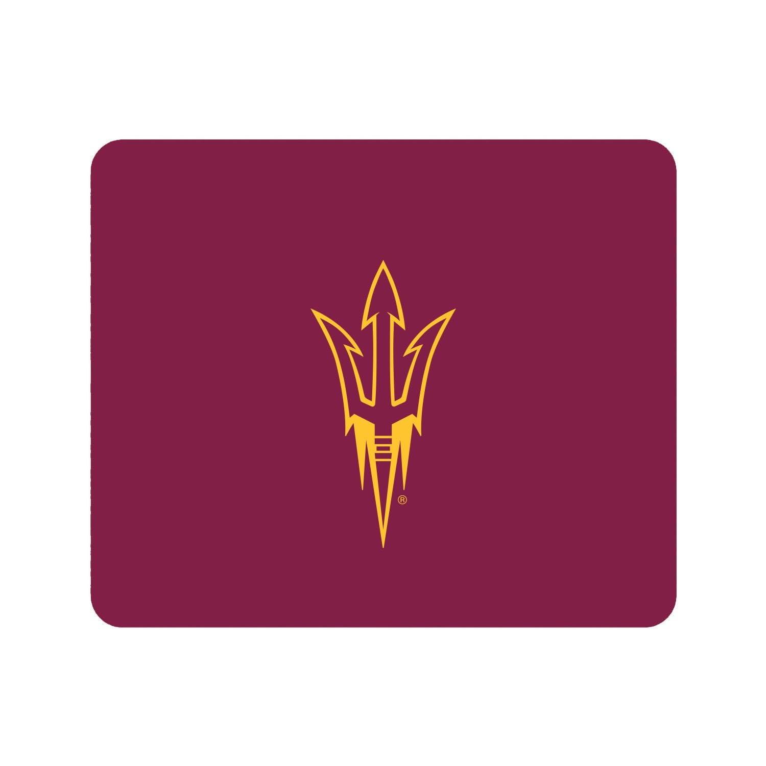 Arizona State University Mouse Pad - Non-Slip Fabric Gaming & Office Desk Mat with Floral White Design for PC, Laptop, Work & Study