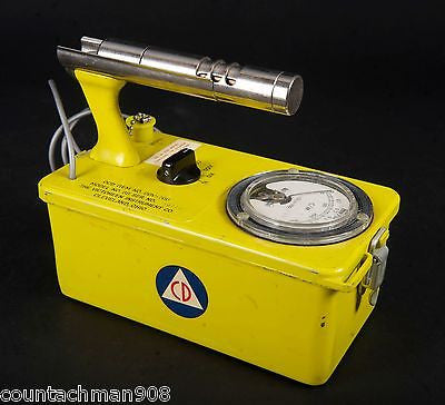 Civil Defense CD V-777 Radiation Detection Kit - Portable Geiger Counter for Emergency Preparedness, Nuclear Safety & Survival Gear - Ideal for Home, Outdoor & Disaster Scenarios