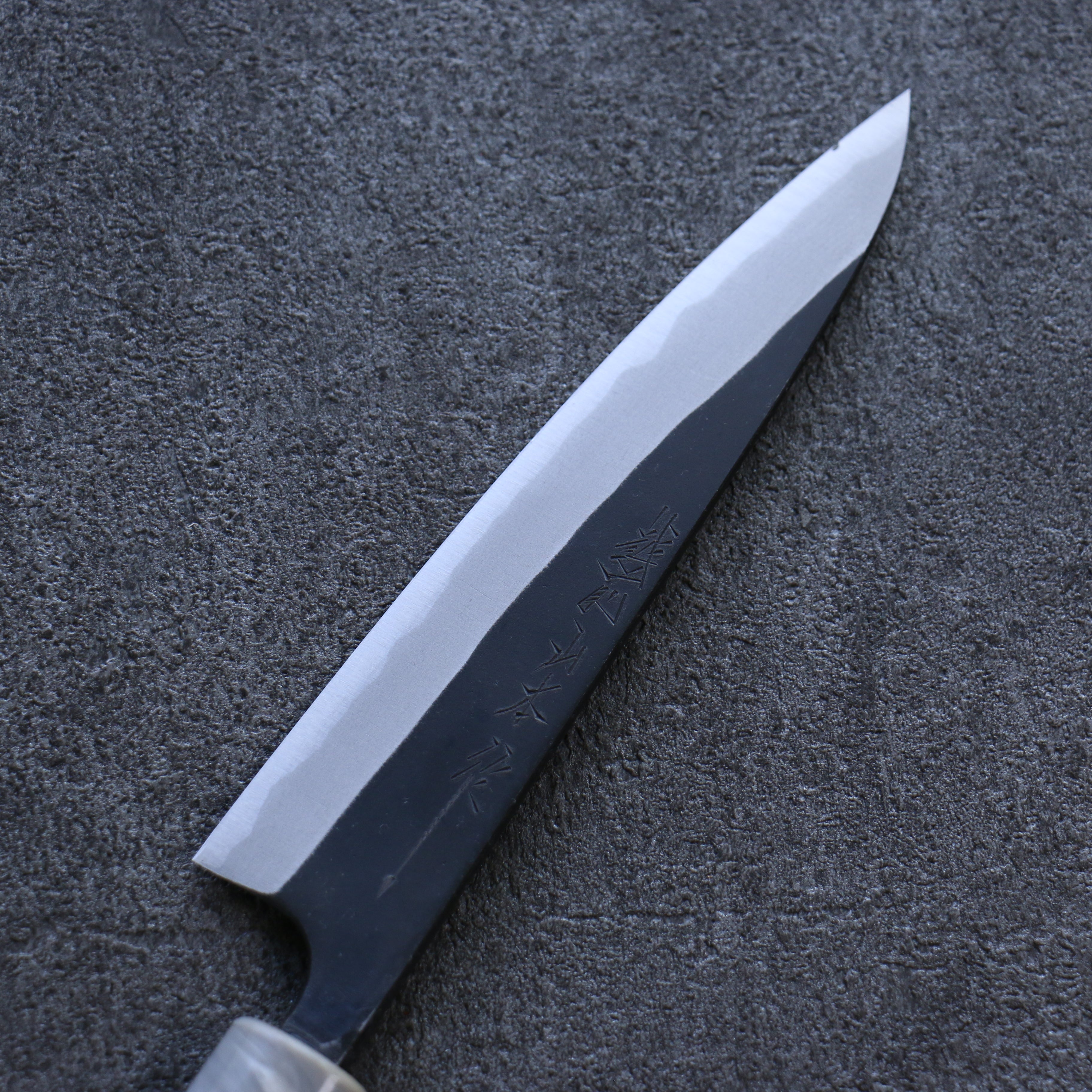 Nao Yamamoto White Steel No.2 Kurouchi Petty Utility Knife 135mm with Cherry Blossom Handle - Perfect for Slicing, Peeling & Precision Kitchen Tasks