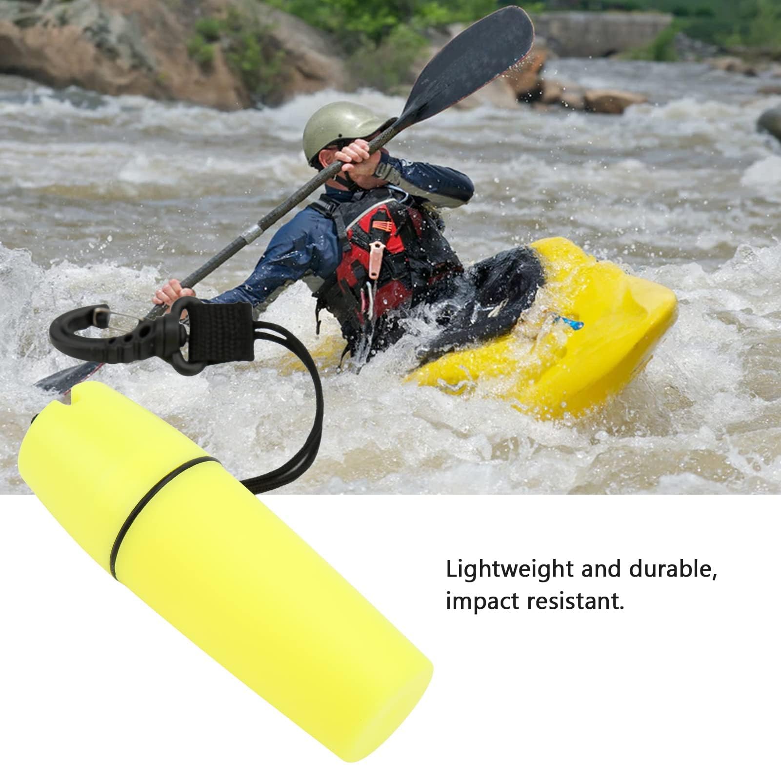 Waterproof Dry Box for Diving, Boating & Kayaking - Yellow