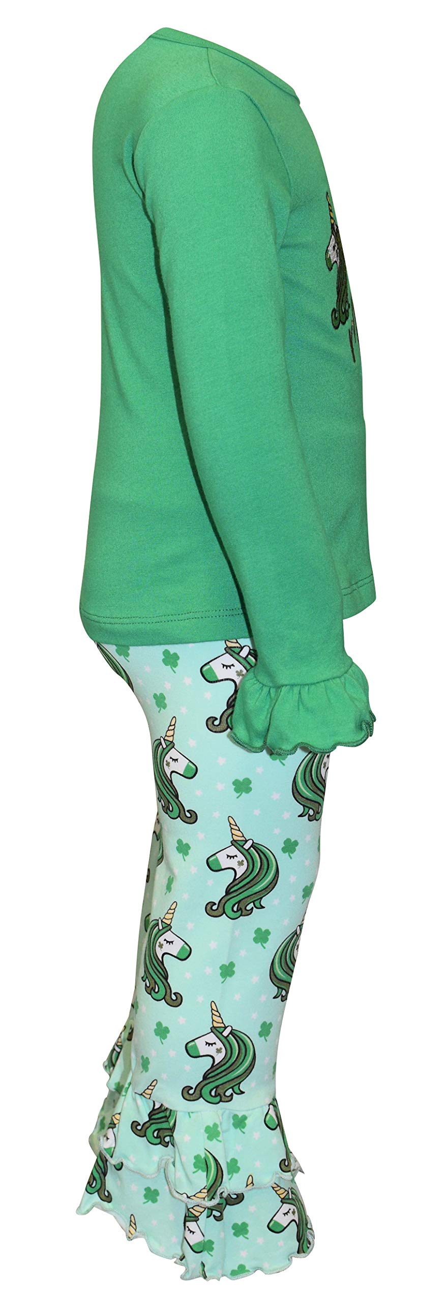 Unique Baby Girl 2-Piece Outfit - Ruffle Leggings & Long Sleeve Shirt Set for Toddlers | Playtime & Photo Shoots