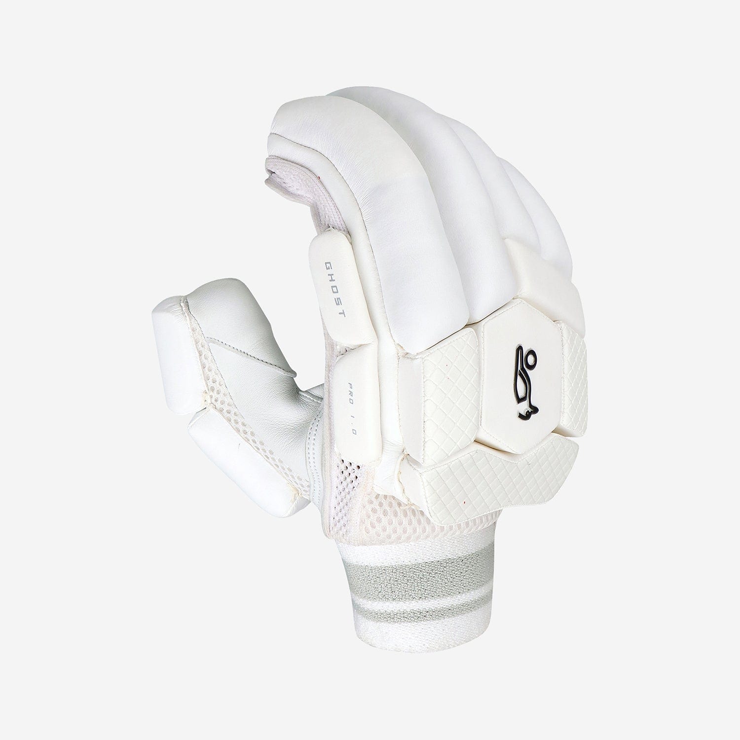 Kookaburra Ghost Pro 1.0 Cricket Batting Gloves for Adults - Premium Leather Protection for Practice & Matches - Ideal for Club Players & Professional Cricketers